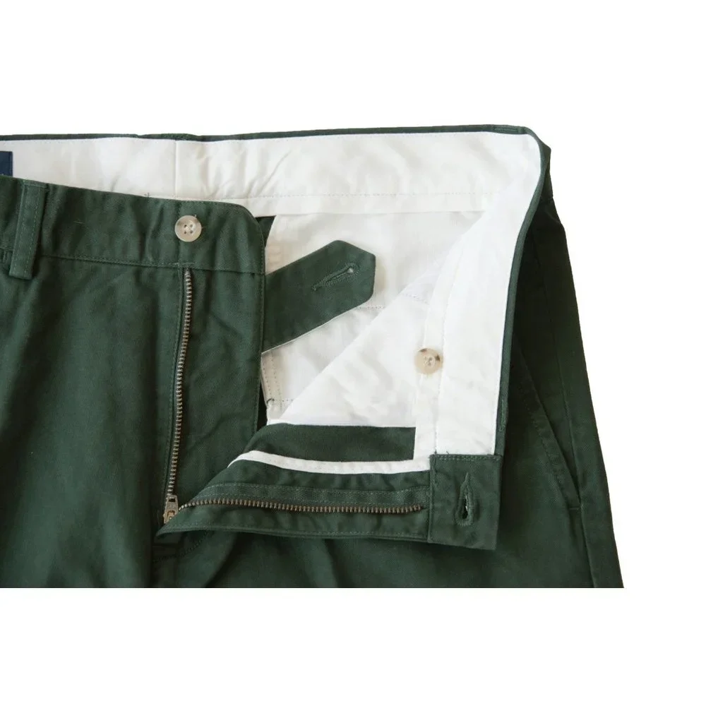 NEW Polo Ralph Lauren Chinos Pants!  33  Inseam is 32  Dark Green  Slim Fit